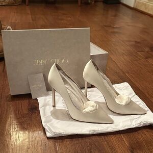Jimmy Choo Satin Heels